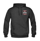Long sleeve hooded sweatshirt with embroidered logo