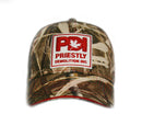 Priestly Demolition Inc. CAMO, full-back hat with embroidered logo and Canada flag