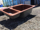 Double cast iron Sink