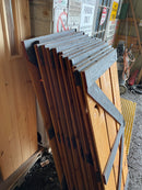 Barn door style shutters